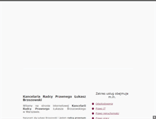 Tablet Screenshot of lblegal.pl